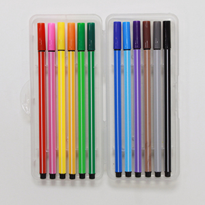 Promotional Gift <strong>Pens</strong> 12 Colour <strong>Watercolour</strong> <strong>Pen</strong> Set School Office Use Art Marker Colour Fineliner <strong>Pens</strong> - Product Image 4