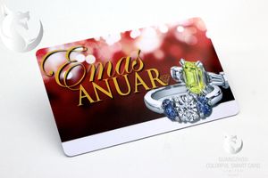 Carte magnétique Clf pour iTunes et Google Play Store - Impression offset, estampage à chaud doré, plastique - Product Image 5