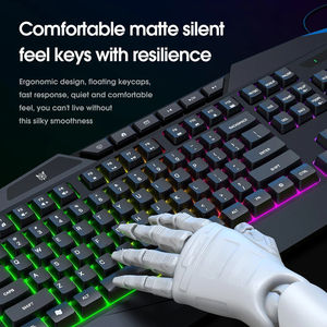 Combo de Juego 3 en 1 ONIKUMA TZ3006, Teclado RGB, <span class=keywords><strong>Mouse</strong></span> y Alfombrilla de <span class=keywords><strong>Mouse</strong></span>, Equipo de Juego con Cable USB para PC y Laptop - Product Image 4