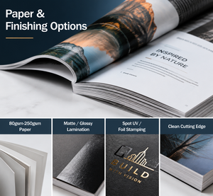 Magazine de mode personnalisé le <span class=keywords><strong>plus</strong></span> populaire de 2026, impression couleur sur papier d'art avec reliure parfaite - Product Image 5