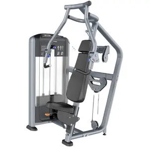 商业级宽胸部按压装置平板加载健身器材健身房机器等侧下降长凳