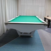Professioneller 9ft/8ft Billardtisch aus Massivholz mit Jiujiang-Schwarzschiefer für internationale Turniere