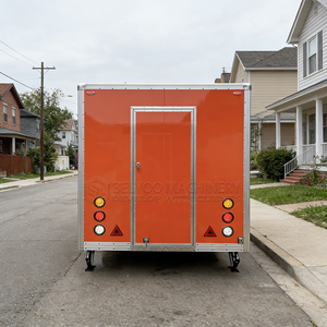 Remolque de Concesión Personalizado para Producción de Bebidas Callejeras con Mostrador Refrigerado - Product Image 2