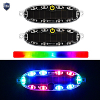 Lampu Peringatan Sensor LED Tenaga Surya Mobil Lampu Sinyal Peringatan Otomatis untuk Mobil SUV Kendaraan Listrik Off-road Sepeda Motor Truk