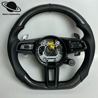 Volant en fibre de carbone pour Porsche 911 981 991 992 718 Macan Panamera Cayenne Taycan Boxster Cayman GT 917 911
