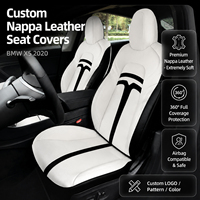 Housses de siège personnalisées pour Tesla Model 3 2019-2021, cuir Nappa imperméable, ensemble complet, accessoires automobiles, vente en gros d'usine
