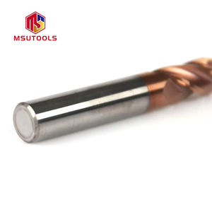 Cacbua bóng mũi nhôm <span class=keywords><strong>endmill</strong></span> phay cắt 4 sáo Bóng Mũi 2mm 4mminch Kích thước cuối nhà máy - Product Image 3