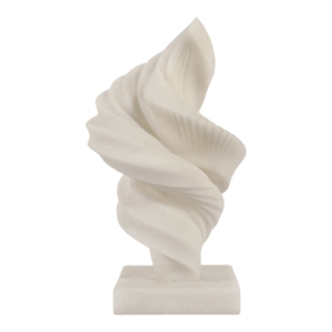 Scultura in resina a onda torsionata per decorazioni per la casa, soggiorno, bagno, tavolino da caffè. - Product Image 5