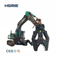 Cisaille hydraulique pour ferraille, voitures anciennes et navires, fabrication chinoise OEM, hydraulique 360 ° Cisaille pour tubes en acier rotatifs