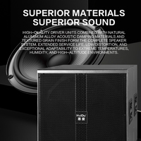 Système de sonorisation professionnel Line Array en aluminium, étanche IP65, avec haut-parleur large bande de 8 pouces et subwoofer de 15 pouces pour concerts en extérieur