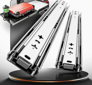 5301T Heavy Duty 18 pulgadas 115kg Runner Rail 53mm de ancho Rodamiento de bolas Toboganes de cajón para escalera Gabinete Cajón Toboganes - Product Image 2