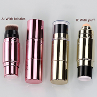 6.5g solide double tête poudre fard à joues bâton correcteur bâton réparation bâton fond de teint maquillage bâton tube emballage bande poudre bouffée