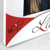 Cadeau de remise des diplômes Cadre photo en bois de table Vente en gros Vintage pour photos 6X8 avec impression 2 couleurs et options d'impression multiples