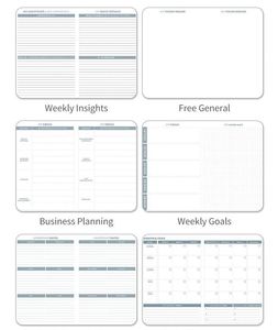 2025 Planner Custom Printing Logo Purple Hardcover <b>Spiral</b> <b>Notebook</b> Journal Daily Weekly Monthly Planners Gift Paper <b>A5</b>/A6 80 - Product Image 3
