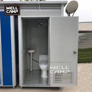 WELLCAMP Toilettes portables modernes prêtes à l'emploi, unité de salle de bain préfabriquée, <span class=keywords><strong>cabine</strong></span> <span class=keywords><strong>WC</strong></span> extérieure, <span class=keywords><strong>prix</strong></span> bas - Product Image 3