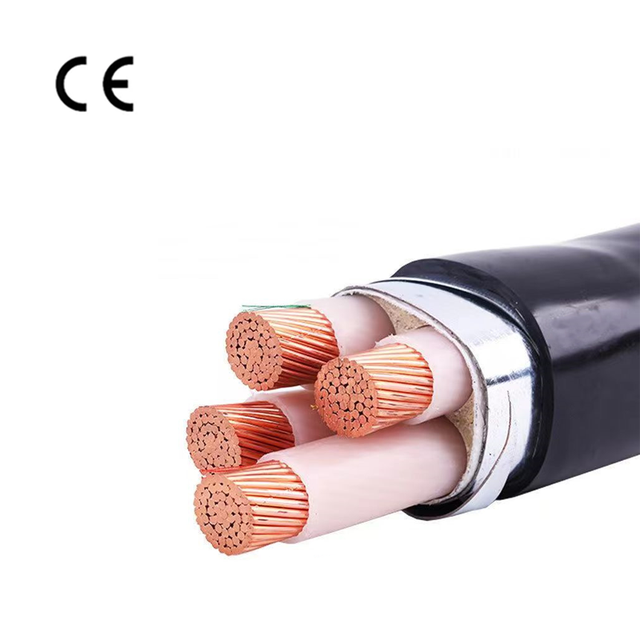 Customized 2/3/4/3+1//3+2 Core XLPE 3 Phase 4 Wire Underground Cable 16mm-185mm2 NYY 4X25mm2 for Industrial Use
