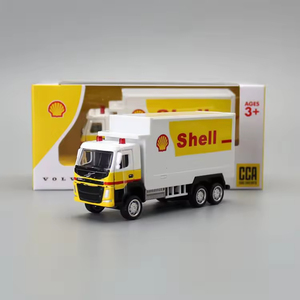 Camión de juguete de aleación a escala 1/72, modelo de coche de transporte de contenedores, de fundición a presión - Product Image 2