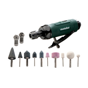 Metabo DG 25 Pneumatic Grinder Set 604116500 Air <b>Tool</b> For Precision Grinding And Polishing - Product Image 1