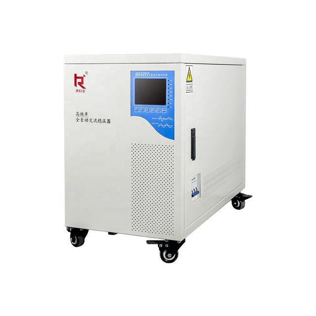 Three Phase 380V 400V 415V AVR 10KVA 15KVA 20KVA 30KVA Copper Servo Motor Automatic Voltage Regulator Stabilize