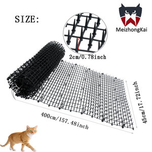 Tapis anti-chats en plastique à picots, <span class=keywords><strong>45</strong></span> <span class=keywords><strong>cm</strong></span> de large, pour jardin/meubles, tapis de dissuasion pour chats avec picots, intérieur/extérieur - Product Image 3