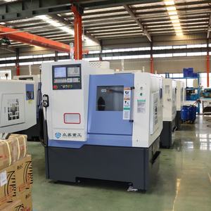 Mini máquina de torno cnc pequeña H32i máquina de torno cnc pequeña horizontal automática - Product Image 2