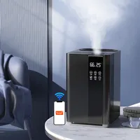 Humidificateurs à Air ultrason froid et chaud, commande numérique LED UVC, pour maison, brouillard frais et chaud