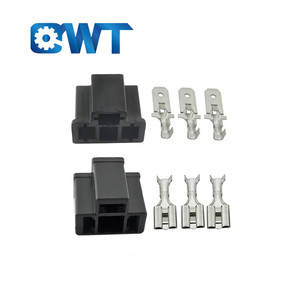 BN automoción eléctrica no aislado virola de cobre de crimpado tubo trasero conector desnudo culo redondo cable extremo terminal - Product Image 1