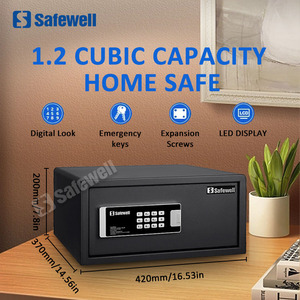 Caja Fuerte para Habitación de <span class=keywords><strong>Hotel</strong></span> Safewell, Caja Fuerte para Guardar Dinero, Caja Fuerte para <span class=keywords><strong>Hotel</strong></span> con Mecanismo de Bloqueo Digital - Product Image 2