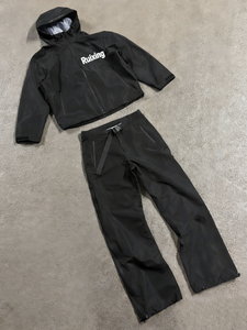 Tuta Sportiva Leggera da Uomo in Nylon, Giacca con Zip e Pantaloni, Completo da Jogging in Poliestere, Tuta Sportiva Neutra - Product Image 2