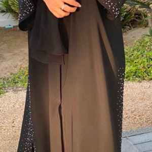 Fabricant Professionnel de Vêtements Islamiques de Haute Qualité, Abaya Musulmane à Séchage Rapide, Nouveau Style Respirant pour Femmes, Abaya en Promotion - Product Image 3