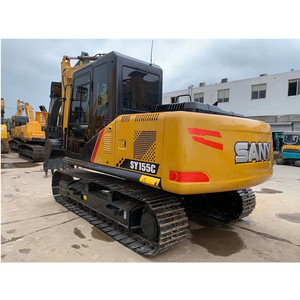 SANY SY155C 15 tonnes, équipement de terrassement moyen d'occasion, excavatrices d'occasion, moteur, hydraulique, chenilles, engin de terrassement, 155C - Product Image 2
