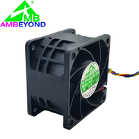 Ventilateur axial DC haute vitesse 6038 12V à roulement à billes/à manchon pour module de contrôle intégré de station de charge