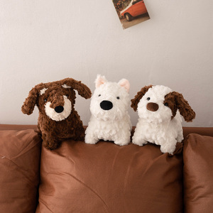 Internet người nổi tiếng dễ thương Tây Tây tây trắng Terrier chó con chó con siêu mềm sang trọng búp bê trẻ em giá trị cao ngủ sinh nhật - Product Image 4