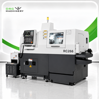 Tour CNC automatique de type suisse RC266 avec tête mobile et alimentateur de barres en option pour l'usinage d'arbres longs et fins