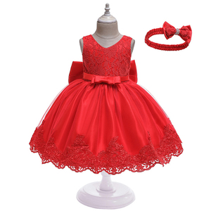 Vestido de Noche Festivo para Niñas, Vestido Largo de Lujo con Lazo de Encaje, Talla Mediana, Vestido de Fiesta Personalizado al por Mayor para Cumpleaños y Festivales - Product Image 3