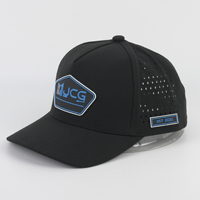 Gorra de Béisbol Personalizada con Parche de Goma y Logotipo, Transpirable, Perforada con Láser, Impermeable, con Cuerda, para Hombre