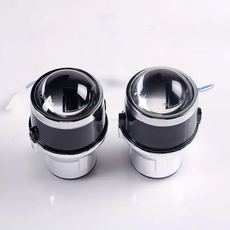 Mới Nhất Bi Ống Kính Máy Chiếu 2.5 Inch 3000K 4500K Phụ Kiện Xe Hơi Sương Mù Ánh Sáng Với Khung Siêu Sáng Sương Mù Ánh Sáng Xenon Ống Kính Máy Chiếu