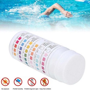6 en 1 Tiras de Prueba de pH para Piscina, Manuales, de Plástico, para Medir Cloro, pH, Alcalinidad y Dureza, Limpiador de Piscinas - Product Image 5