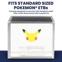 Boîte de rangement personnalisée Geling 2026 Fashion en acrylique pour boosters ETB, étui OEM Elite Trainer Box Pokémon avec couvercle magnétique
