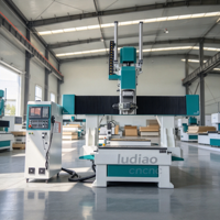 Routeur CNC 5 axes robuste 1325 de type portique pour gravure et sculpture 3D sur bois et mousse, équipement de fraisage CNC