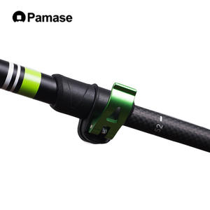 Bastones de Trekking de Fibra de Carbono Pamase, Plegables en 3 Secciones, Telescópicos, Portátiles, Color Azul Cielo, Verde Hierba, Rojo Fuego - Product Image 3