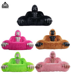 Kursi Santai untuk Studio Foto Mal, Tempat Tidur Gorila Besar, Kursi Raja Kera King Kong, Sofa Gorila Ruang Tamu - Product Image 2