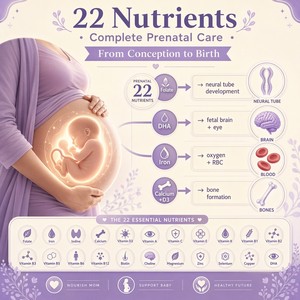 Cápsulas Prenatales OEM con Folato, Hierro, DHA y Colina, Vitaminas para el Embarazo, Sin Azúcar, Veganas, Fabricante de Marca Privada al por Mayor - Product Image 2