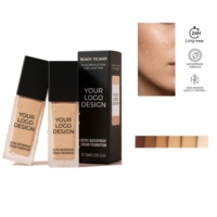 Fond de Teint Crème Correcteur Waterproof à Couleurs Changeantes pour le Visage, Soin de la Peau, Maquillage Couvrant, Marque Privée