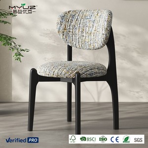 <span class=keywords><strong>Chaises</strong></span> de salle à manger en bois massif, style nordique, design simple et moderne, luxe léger, avec dossier, pour la maison, le bureau, le restaurant, vente en gros - Product Image 2