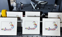 Nouvelle imprimante à plat à jet d'encre UV Acaleph 891s - I3200, vitesse rapide à passage unique pour l'impression sur bols en céramique avec garantie d'un an