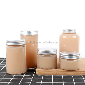 Harga Terjangkau Ukuran Alat Pengisi 93mm 200ml 280ml 300ml 500ml 770ml 1L Stoples Kaca Mulut Lebar untuk Body Lotion dengan Tutup Plastik Metalik - Product Image 5