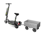 Scooter Eléctrico Plegable de 3 Ruedas SUNNIGOO Patentado, Unisex, 500W, 48V, 10Ah, IPX5, Sensor Impermeable, Alcance de 21-30km/h, F1