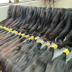 100g de Cabello Humano a Granel para Trenzas Rubio Marrón # 99J # Extensiones de Cabello Suelto Ondulado Estilo Boho 350, Rizos Románticos y Voluminosos, Marca <span class=keywords><strong>Bobbi</strong></span> - Product Image 4