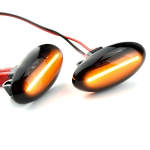 Pour <span class=keywords><strong>Peugeot</strong></span> 307 <span class=keywords><strong>206</strong></span> 407 107, pour Citroën C1 C2 C3 Jumpy, clignotant latéral dynamique à LED, clignotant séquentiel - Product Image 1